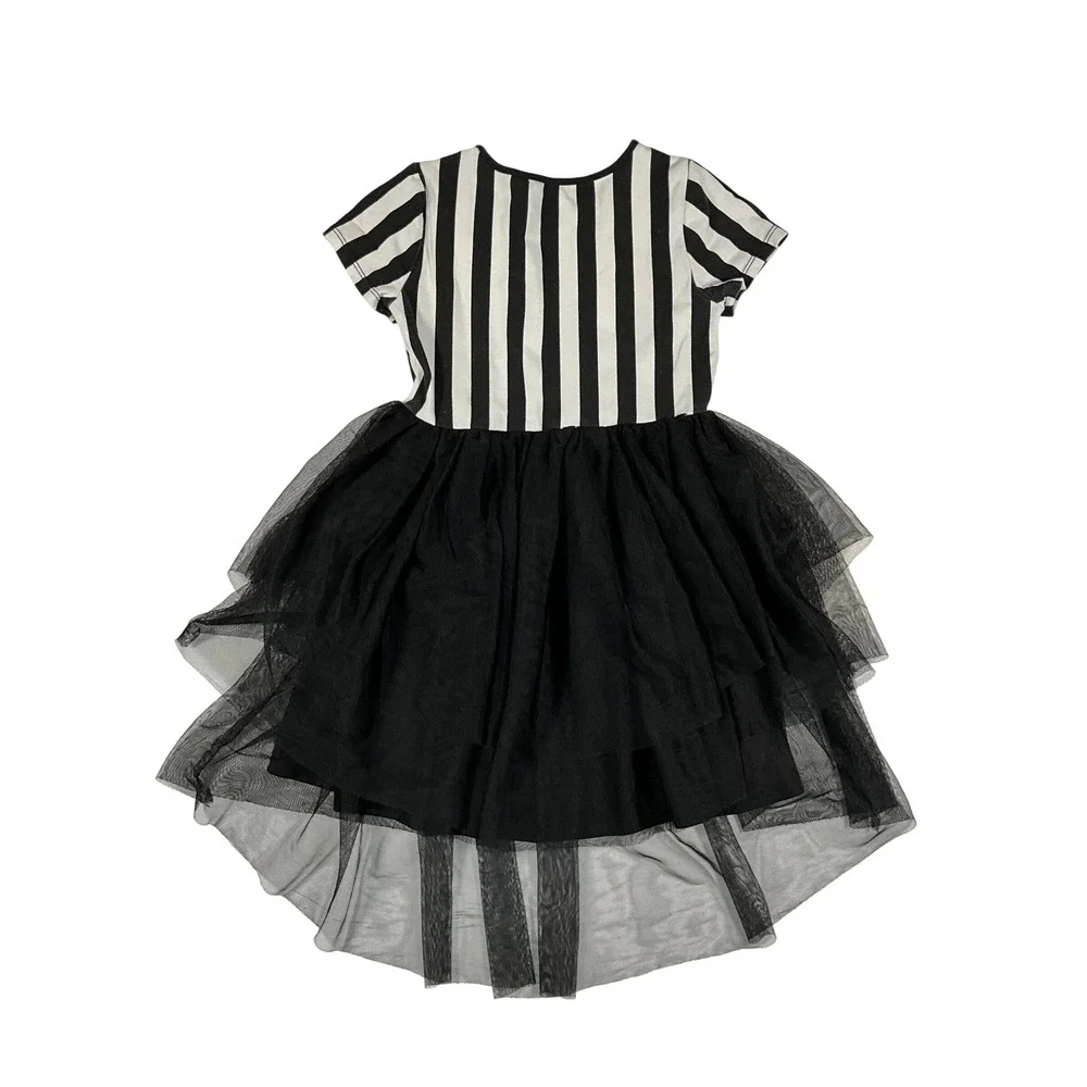 Warner Bros. Licensed Beetlejuice Girls Tutu Dress Size Medium (8) Halloween